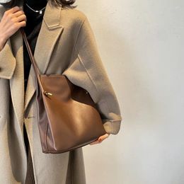 Shoulder Bags Fashion Leather Women Solid Big Handbag Large Capacity Crossbody Arrival High Quality Casual Simple Bag