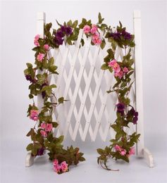 22m Artificial Flower Vine Fake Silk Rose Ivy Flower for Wedding Decoration Artificial Vines Hanging Garland Home Decor 423 V28708216