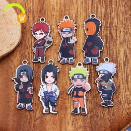 Cell Mobile Phone Straps & Charms Cartoon Japanese Anime DIY Pendant Keychain Case Alloy Earring Necklace Bag Boy girl Jewelry Accessories Wholesale #005