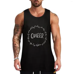 Men's Tank Tops I Have A Queer-y For You Top Men Gym Sportswear Vest Boy Sleeveless Shirts Clothes Man