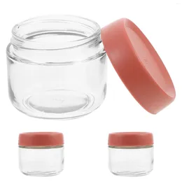 Storage Bottles 3 Pcs Sealed Jar Coffee Bean Kitchen Canisters Dried Food Jars Glass Tea Cereals