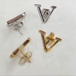 Designer Alphabet Stud earrings Classic Jewellery stud earrings for women's birthday gifts