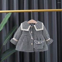 Jackets Girls Fashion Outerwear Spring Autumn Children Cotton Wool Coats For Baby Girl Kids Toddler 1 2 3 4Y Clothing Outfits