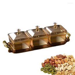 Storage Bottles Divided Serving Tray Portable Multifunctional Platter Snack Container Boxes For Fruits Candies Home Kitchen Supplies