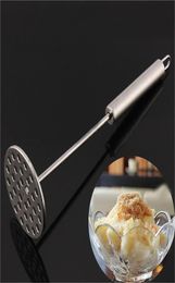 Stainless Steel Potato Pressure Mud Mashed Potato Pressed Masher For Sweet Fruit Family el Restaurant Use Kitchen Accessories6082723