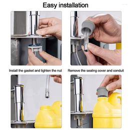 Liquid Soap Dispenser Stainless Steel Extension Tube Kit Kitchen Sink Hand Press Pumps Bathroom Accessories