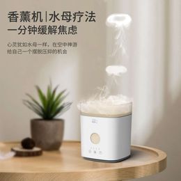 Creative Ring Humidifier for Household High-capacity Humidification, Air Jellyfish Aromatherapy Hine