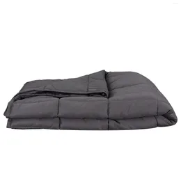 Blankets 60 X 80" Premium Grey Weighted Blanket 20lbs Reduce Stress Promote Deep Sleep