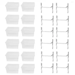 Storage Bags 12 Pieces Pegboard Plastic Bins Kit - With Hooks Accessories Workbench Fits To Peg Board