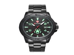 2020 LONGBO Luxury Men Army Star Sports Canvas Leather Quartz Watches For Men Leisure Clock Simple Watch orologi da uomo 802179932721