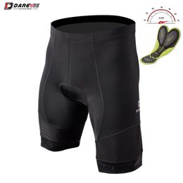 Darevie Mens Cycling Shorts 3D Gel Pad 6 Hours Ride Bretelle Pro Ciclismo MTB Road 240511