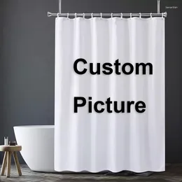 Shower Curtains Print Your Pattern Custom Curtain Customized Po Picture Waterproof Bath With Hook For Bathroom