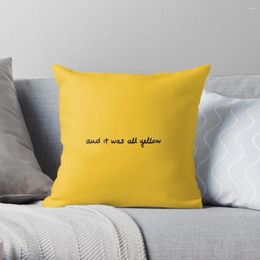 Pillow And It Was All Yellow Throw Pillowcases For Pillows Christmas Pillowcase