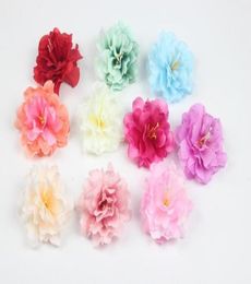 9cm Artificial Silk Flower Peony Rose Heads For Hair Wedding Party Decoration Craft Floral G6265488121