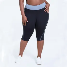 Active Shorts Plus Size Sports Patchwork Yoga Short Leggings Women Workout Fitness Running Biker Female Seamless L-4XL