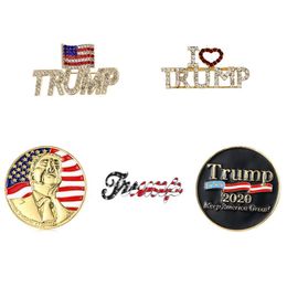 Trump American Decoration Brooch 2024 Party Patriotic Republican Campaign Pin Commemorative Badge 0425