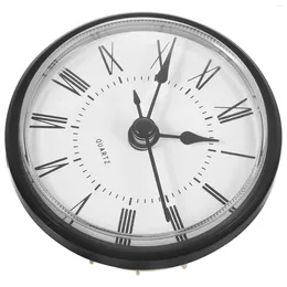 Clocks Accessories Vintage Quartz Clock Insert Mini 70 Mm 70mm Boxed Inserts Replacement Metal Faces For Crafts Miniature