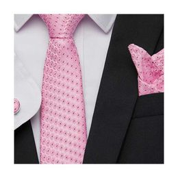 Neck Tie Set Great Quality Dropshipping Birthday Gift Tie Hanky Cufflink Set Tie Necktie Formal Clothing Purple Geometric Performance