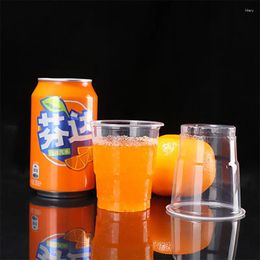 Disposable Cups Straws 50/100pcs Clear Plastic Party S Glasses Outdoor Picnic Durable Drinking Tea Cup Coffee