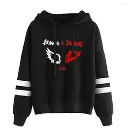 Men's Hoodies Jaden Hossler Custom Printed Women Long Sleeve Hooded Sweatshirts Casual Harajuku Unisex Oversized Jxdn Clothes