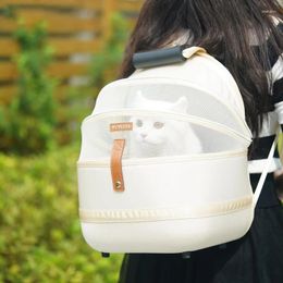 Cat Carriers Pet Carrier Backpack Breathable Travel Outdoor Shoulder Bag For Small Dogs Cats Portable Carrying Transport