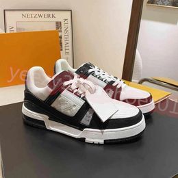 2024 Designer Men Sneaker Virgil Trainer Casual Shoes Low Calfskin Leather Abloh White Green Red Blue Overlays Platform Outdoor women Sneakers Size 36-45 Y52