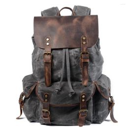 Backpack Canvas Female Vintage Large Capacity Travel Bag Women Mochila Feminina Laptop Waterproof Rucksack