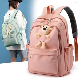 Backpack Bags For Women High Mochila Bolsa Teenager Girls School Bag Kawaii Bear Cute Backpacks Schoolbag