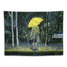 Tapestries Yellow Umbrella Part 2 Tapestry Carpet On The Wall Wallpapers Home Decor