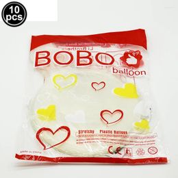 Party Decoration 10pcs Bobo Balloon 10-24 Inch Transparent Clear Bubble Balloons LED Wedding Birthday Home Supplies Baby Shower