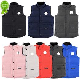 8 Colours Designer Clothing Top Quality Canada Mens Gilets White Duck Down Body Warmer Winter Coats Womens Ladys Vest Highend Warmers Outwear Parka Xs-xxl AQM8