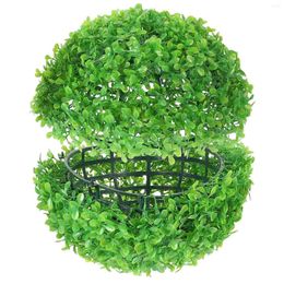 Decorative Flowers Fake Artificial Topiary Ball Faux Mums Outdoor Planter Large Grass Party Supplies Plastic Flower Simulated Balls Mother