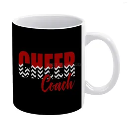 Mugs Cheer Proud Cheerleading Advisor Gift Graphic White Mug Custom Printed Funny Tea Cup Personalised Coffee
