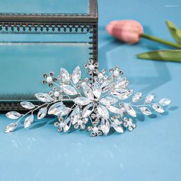 Hair Clips Crystal Pearl Headband Hairband Tiara For Women Party Rhinestone Bridal Wedding Accessories Jewellery