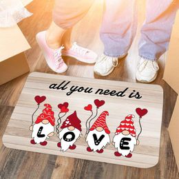 Carpets Valentine'S Day Welcome Doormats Home Decor Carpet Living Room Christmas Door Mat Outdoor Entrance