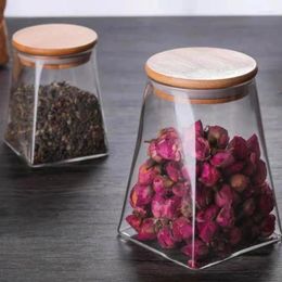 Storage Bottles Glass Containers For Food Jar With Lid Kitchen Box Container Jars Boxes Pots Storing Organisation Home