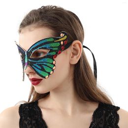 Party Supplies Adult Diy Point Diamond Individually Wrapped Masquerade Mask