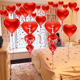 Party Decoration 13pcs I Love You Balloons Helium Supported Valentines Day Decorations For Him Or Her Wedding Birthday