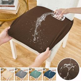 Chair Covers WaterProof Jacquard Cover Seat Dining Room Protector Removable Slipcovers For Kitchen Wedding Banquet