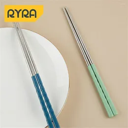 Chopsticks Grade 5 Colour Household Kitchen Accessories Tableware Stainless Steel High Temperature Resistant Table Tools