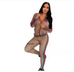 Womens Tracksuits New Designer pullover Cardigan Coat And Capris Jogging Pants 2/Two Piece Suits Sportwear Sport Sets