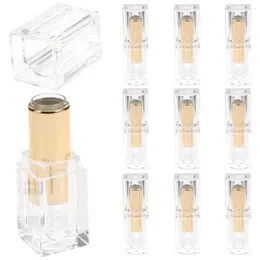 Storage Bottles 10 Pcs Lip Gloss Kit Packaging Material Tubes Wand DIY Making Plastic Maker Tint