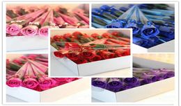 Scented Bath Soap Rose Soap Flower Petal For Wedding Valentines Day Mothers Day Teacher039s Day Gift RRA26129273541