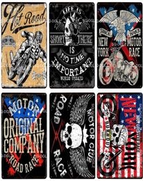 Motorcycle Metal Sign Vintage Metal Plaque Plate Club Wall Decor Tin Signs Sport Motor Poster Gift1094124