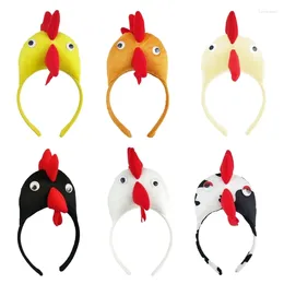 Party Supplies Funny Chicken Rooster Headband For Wear Music Festivals Po Booth Girl Pography