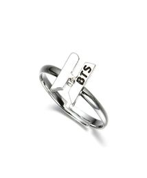 1 PCS Fashion Kpop BTS Got7 Wanna One Twice Bangtan Boys Women Finger Ring Adjustable Jewelry7058399