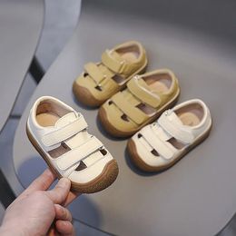 Summer Baby Girls Boys Sandals Comfortable Infant Toddler Shoes Children Shoes Anticollision Soft Sole Kids Beach Sandals 240429