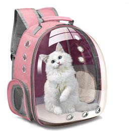 Cat Carriers Carrier Bag Outdoor Pet Shoulder Backpack Breathable Portable Travel Space Transparent For Small Dogs Cats