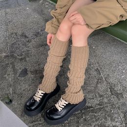 Women Socks Women'S Lolita Long College Style Knitted Warm Foot Cover Arm Warmer Autumn Winter Over Knee Boot Cuffs Sock