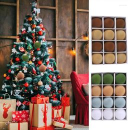 Party Decoration Tree Ball Ornaments Set 12pcs Balls Suspending For Festive Home Decor Prodducts Christmas Gathering